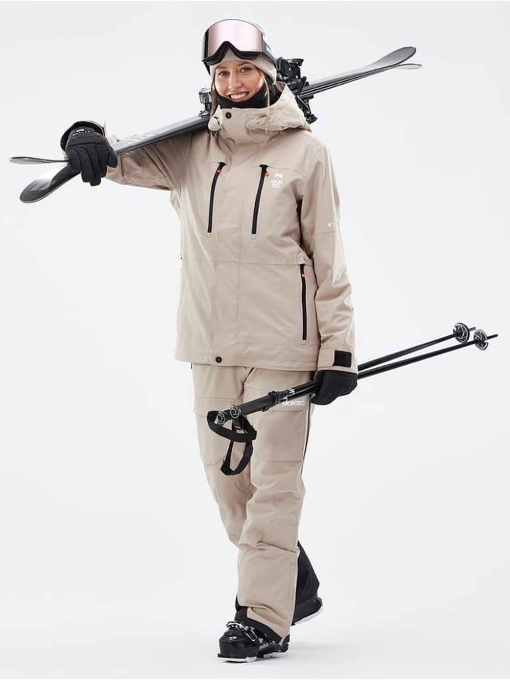 Ski/Snowboard jacket + bibs from Montec (like new)
